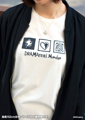 DRAMAtical Murder: Original Monochrome T-Shirt【M-Size】