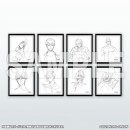 Slow Damage Original Art Exhibition Framed Magnet Collection