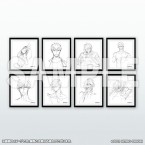 Slow Damage Original Art Exhibition Framed Magnet Collection